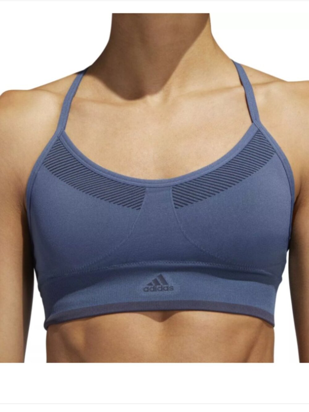 adidas Womens Primeknit All Me Seamless Low Impact Sports Bra Size XS
